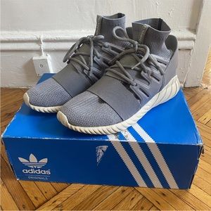 Adidas Tubular Doom Primeknit Grey Size 12.5 + Box 2016